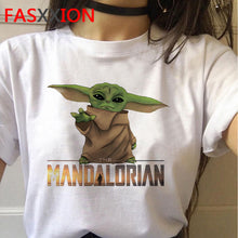 Load image into Gallery viewer, Baby Yoda Mandalorian T Shirt Men/women