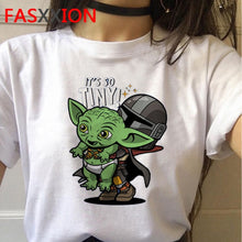 Load image into Gallery viewer, Baby Yoda Mandalorian T Shirt Men/women