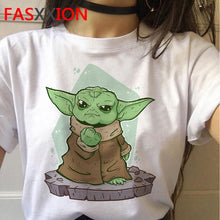 Load image into Gallery viewer, Baby Yoda Mandalorian T Shirt Men/women