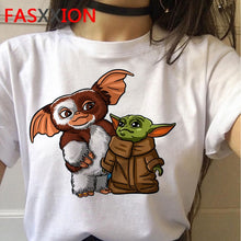 Load image into Gallery viewer, Baby Yoda Mandalorian T Shirt Men/women