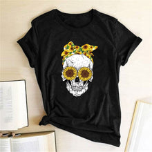 Load image into Gallery viewer, Hillbilly Funny Skull Punk T Shirt
