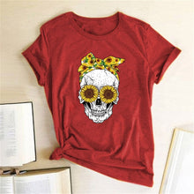 Load image into Gallery viewer, Hillbilly Funny Skull Punk T Shirt