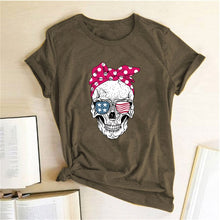 Load image into Gallery viewer, Hillbilly Funny Skull Punk T Shirt