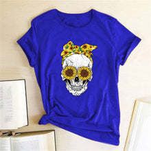 Load image into Gallery viewer, Hillbilly Funny Skull Punk T Shirt