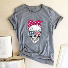 Load image into Gallery viewer, Hillbilly Funny Skull Punk T Shirt